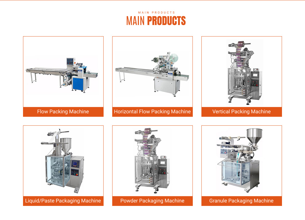 principales machines d'emballage